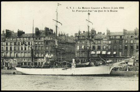 1910 Carte Postale "La maison Charcot à Rouen", Le