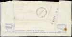 Télégramme de Gérald Taylor "Victor expédition Godthaab Greenland" adressé à ses parents à l'Hotel Ritz (29 oct 49). RR et TB