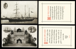 44 cartes postales sur les expéditions de Scott dont CP de deuil après sa mort tragique en mars 1912 au Pôle Sud. TB
