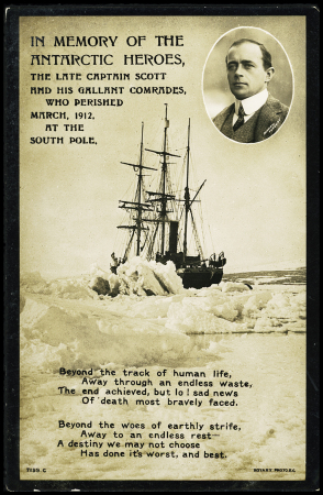 10 CP (+ 1 pochette) dont 1 italienne sur l'expédition anglaise Shackleton au Pôle Sud (1907 - 1909). TB