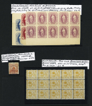1885-89, LOCAL POST issues, attractive selection of