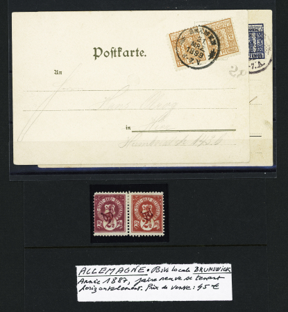 1885-89, LOCAL POST issues, attractive selection of