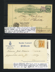 1885-89, LOCAL POST issues, attractive selection of