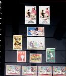 BADMINTON: Specialised collection in four deluxe albums with vignettes, cancellations, postcards, etc. very fine