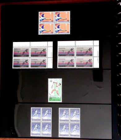 BADMINTON: Specialised collection in four deluxe albums with vignettes, cancellations, postcards, etc. very fine