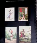 BADMINTON: Specialised collection in four deluxe albums with vignettes, cancellations, postcards, etc. very fine