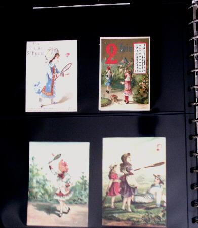 BADMINTON: Specialised collection in four deluxe albums with vignettes, cancellations, postcards, etc. very fine