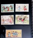 BADMINTON: Specialised collection in four deluxe albums with vignettes, cancellations, postcards, etc. very fine
