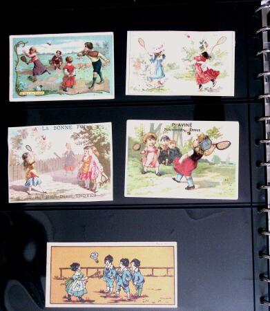 BADMINTON: Specialised collection in four deluxe albums with vignettes, cancellations, postcards, etc. very fine