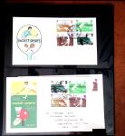 BADMINTON: Specialised collection in four deluxe albums with vignettes, cancellations, postcards, etc. very fine