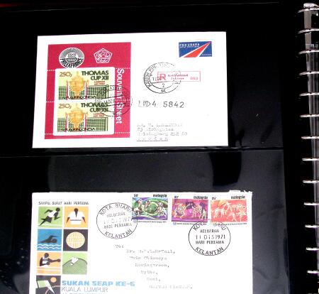 BADMINTON: Specialised collection in four deluxe albums with vignettes, cancellations, postcards, etc. very fine