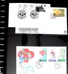 BADMINTON: Specialised collection in four deluxe albums with vignettes, cancellations, postcards, etc. very fine