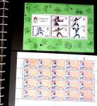 BADMINTON: Specialised collection in four deluxe albums with vignettes, cancellations, postcards, etc. very fine