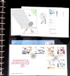BADMINTON: Specialised collection in four deluxe albums with vignettes, cancellations, postcards, etc. very fine