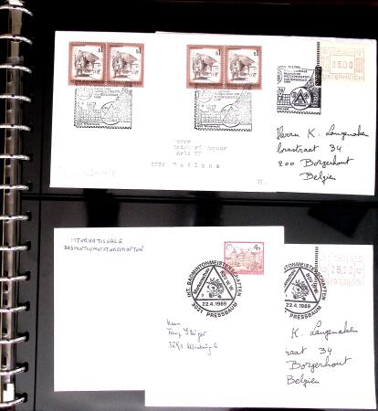 BADMINTON: Specialised collection in four deluxe albums with vignettes, cancellations, postcards, etc. very fine