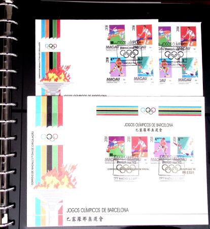 BADMINTON: Specialised collection in four deluxe albums with vignettes, cancellations, postcards, etc. very fine