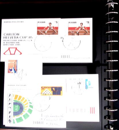 BADMINTON: Specialised collection in four deluxe albums with vignettes, cancellations, postcards, etc. very fine