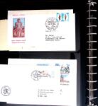 BADMINTON: Specialised collection in four deluxe albums with vignettes, cancellations, postcards, etc. very fine