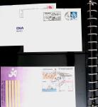 BADMINTON: Specialised collection in four deluxe albums with vignettes, cancellations, postcards, etc. very fine