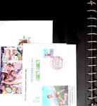 BADMINTON: Specialised collection in four deluxe albums with vignettes, cancellations, postcards, etc. very fine