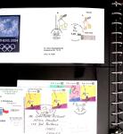 BADMINTON: Specialised collection in four deluxe albums with vignettes, cancellations, postcards, etc. very fine
