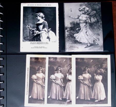 BADMINTON: Specialised collection in four deluxe albums with vignettes, cancellations, postcards, etc. very fine