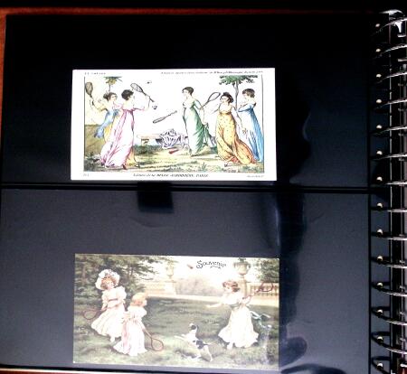 BADMINTON: Specialised collection in four deluxe albums with vignettes, cancellations, postcards, etc. very fine