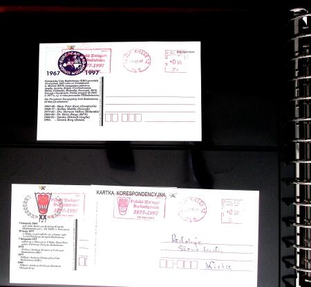 BADMINTON: Specialised collection in four deluxe albums with vignettes, cancellations, postcards, etc. very fine