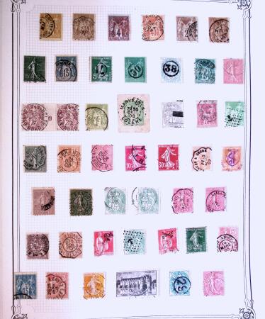 1849-1980 Collection en oblitérée majoritairement
