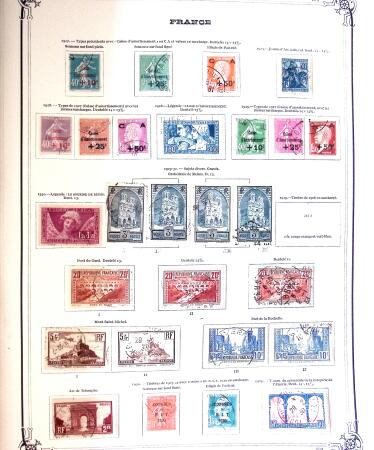 1849-1980 Collection en oblitérée majoritairement