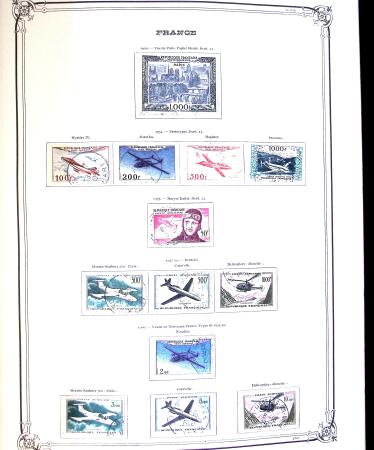 1849-1980 Collection en oblitérée majoritairement