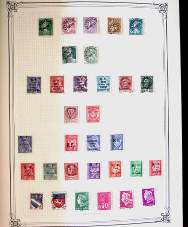 1849-1980 Collection en oblitérée majoritairement