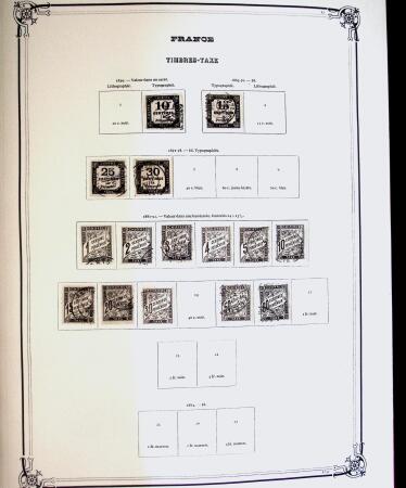 1849-1980 Collection en oblitérée majoritairement