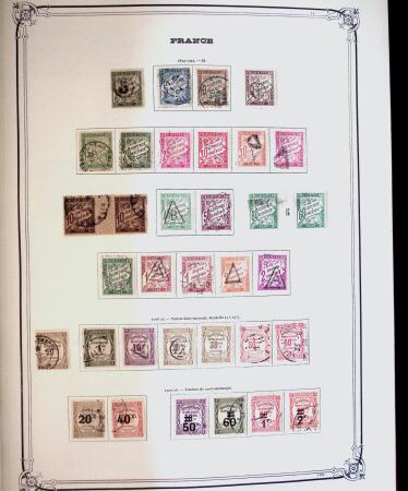 1849-1980 Collection en oblitérée majoritairement