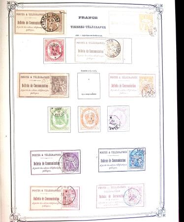 1849-1980 Collection en oblitérée majoritairement