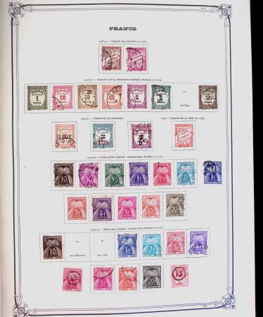 1849-1980 Collection en oblitérée majoritairement