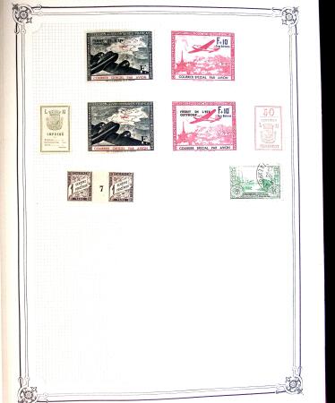 1849-1980 Collection en oblitérée majoritairement