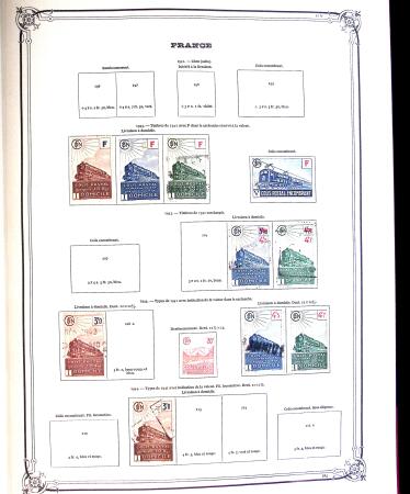 1849-1980 Collection en oblitérée majoritairement