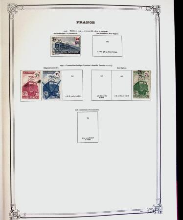 1849-1980 Collection en oblitérée majoritairement