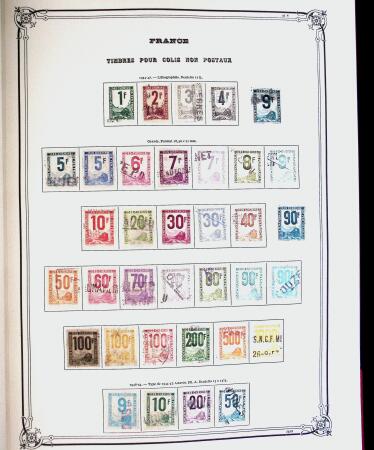 1849-1980 Collection en oblitérée majoritairement