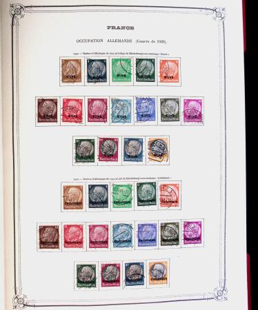 1849-1980 Collection en oblitérée majoritairement