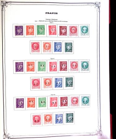 1849-1980 Collection en oblitérée majoritairement