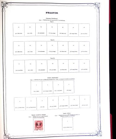 1849-1980 Collection en oblitérée majoritairement