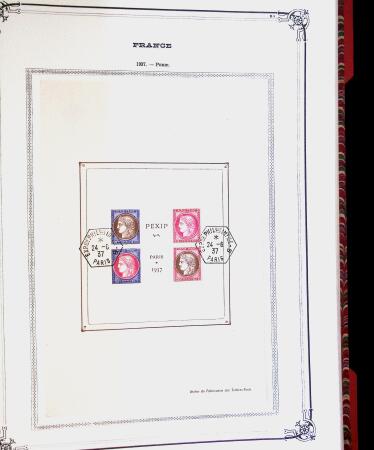 1849-1980 Collection en oblitérée majoritairement