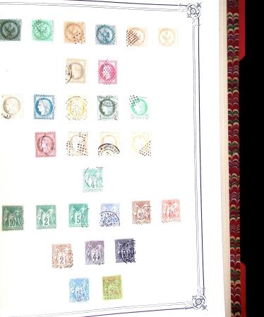 1849-1980 Collection en oblitérée majoritairement