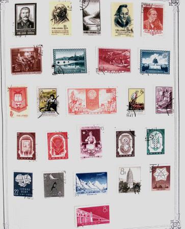 1849-1980 19 gros albums d'une collection mondialiste