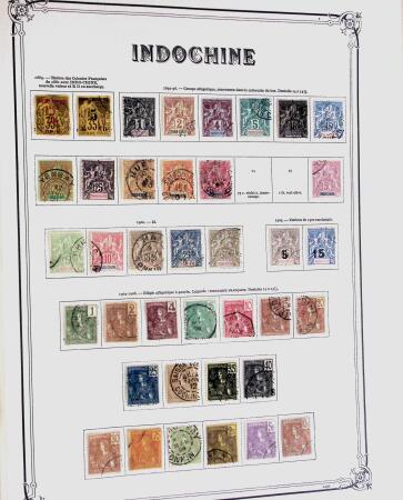 1849-1980 19 gros albums d'une collection mondialiste