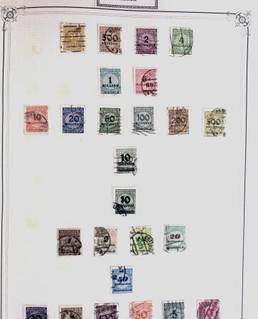 1849-1980 19 gros albums d'une collection mondialiste