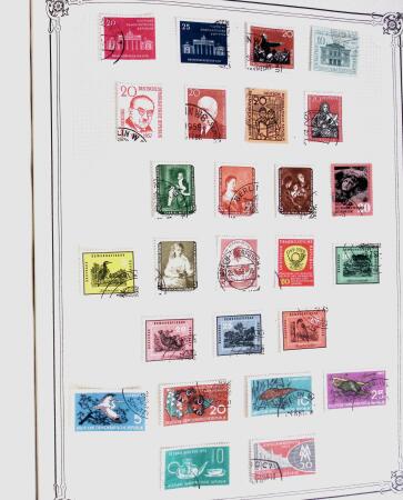 1849-1980 19 gros albums d'une collection mondialiste