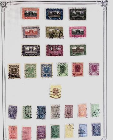 1849-1980 19 gros albums d'une collection mondialiste